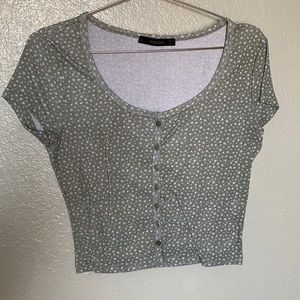 Button up Crop Top